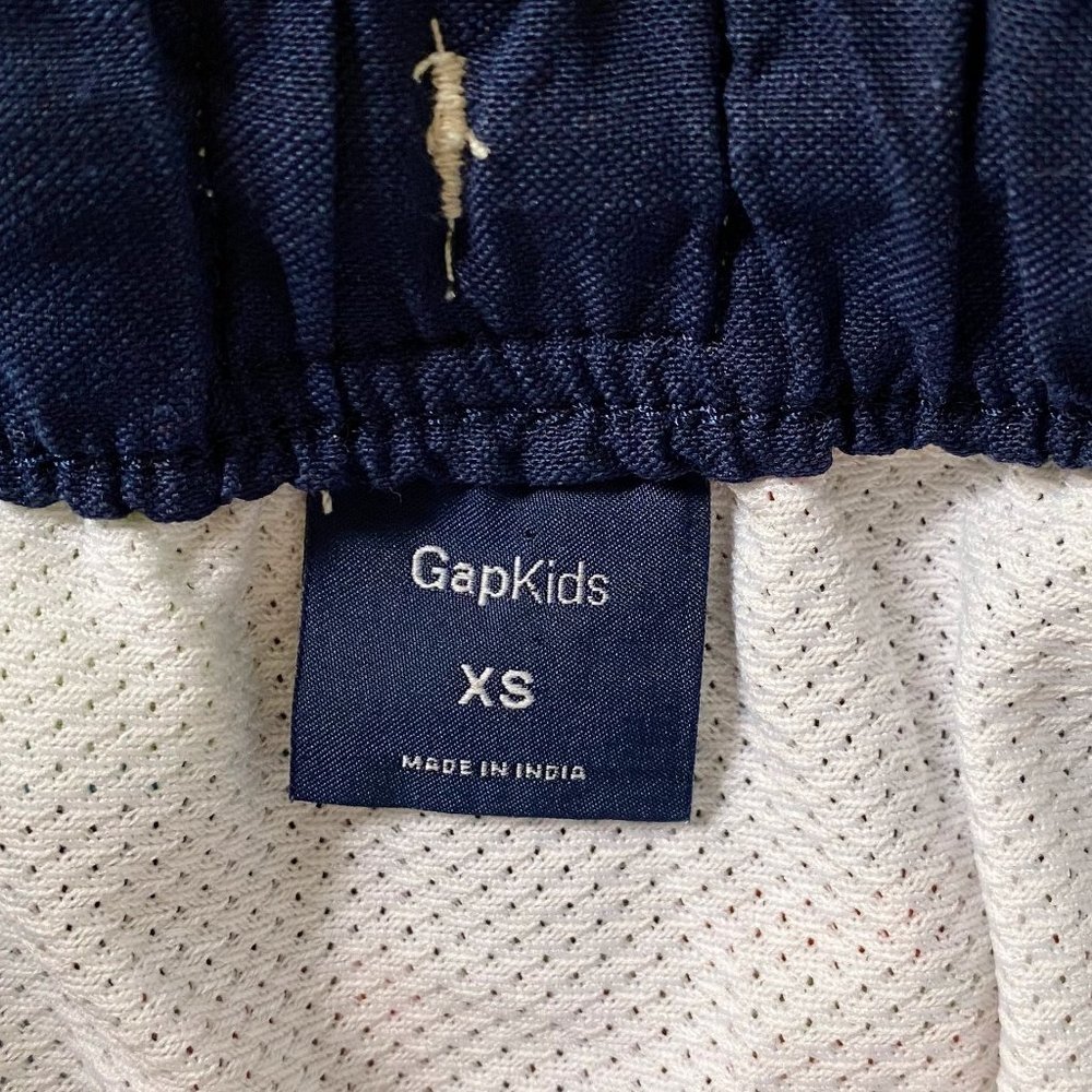 Gap Kids Boys Madras Plaid Patchwork Swim Trunks - Picture 3 of 3